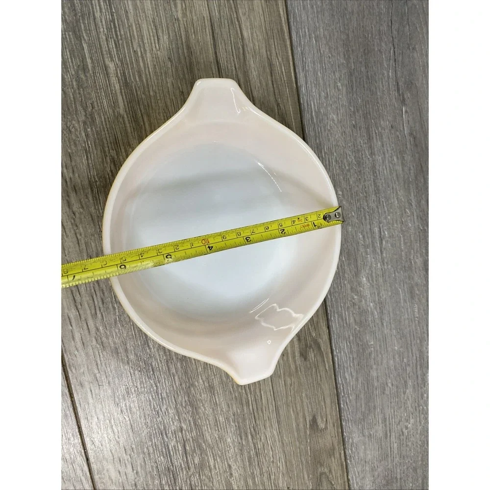 Pyrex Casserole Dish Unisex 1 Pint Yellow Excellent Town and Country 471 Oval